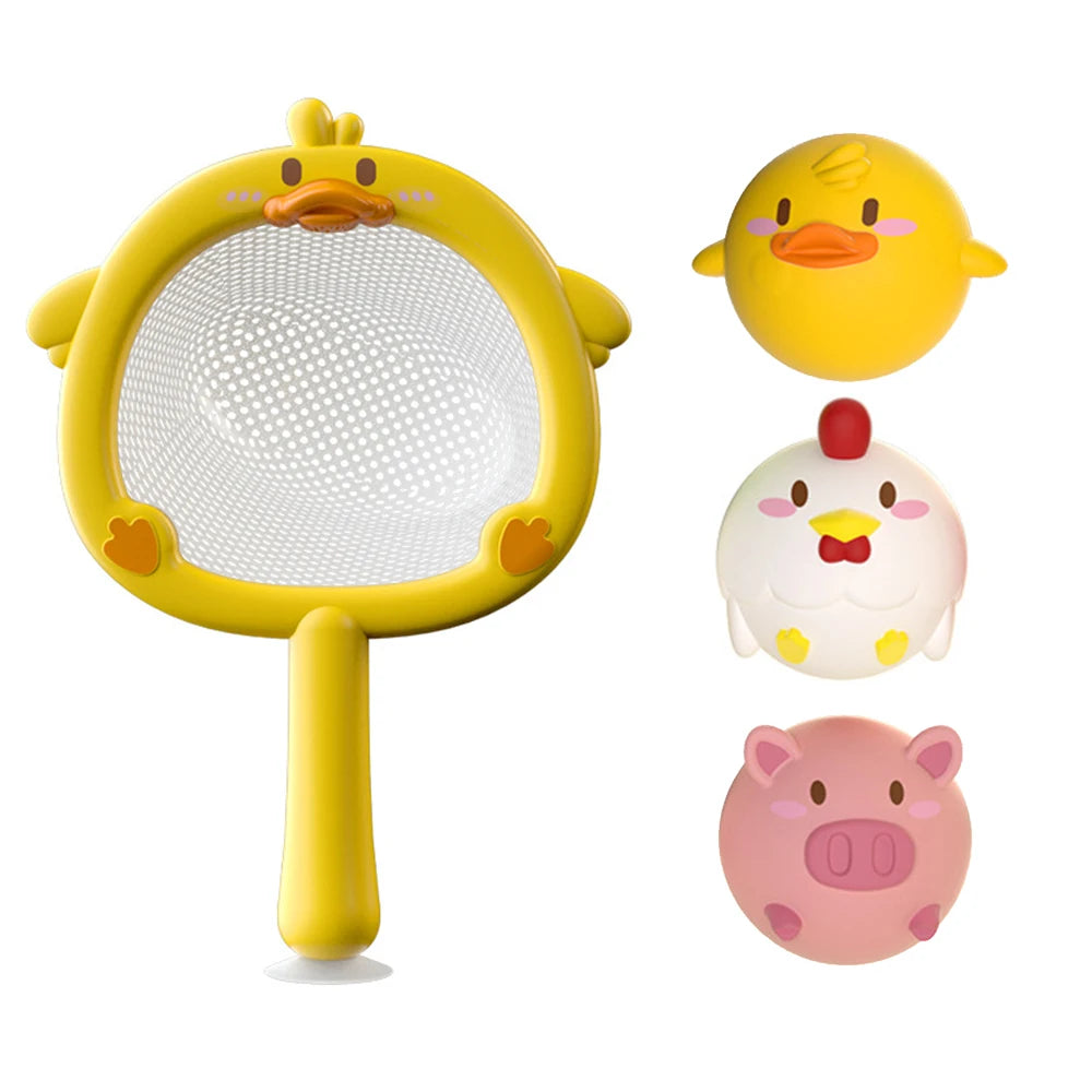 LED Light Up Toys Baby Cute Animals Bath Toy Swimming Water Soft Rubber Float Induction Luminous Duck for Kids Play Funny Gifts